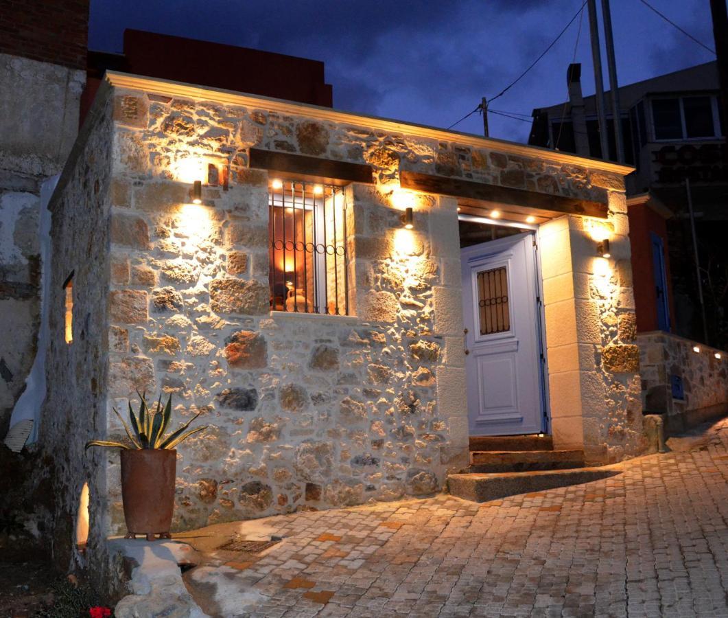 Mouse House With Sea View And Mini Pool Villa Platanias  Bagian luar foto
