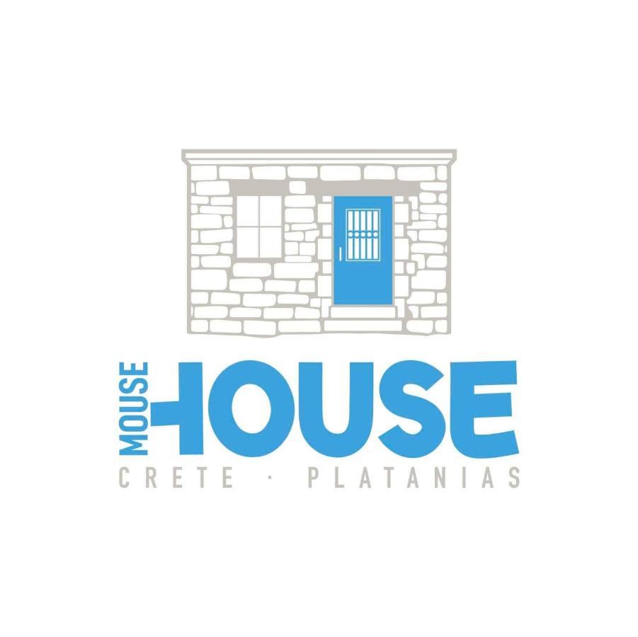 Mouse House With Sea View And Mini Pool Villa Platanias  Bagian luar foto