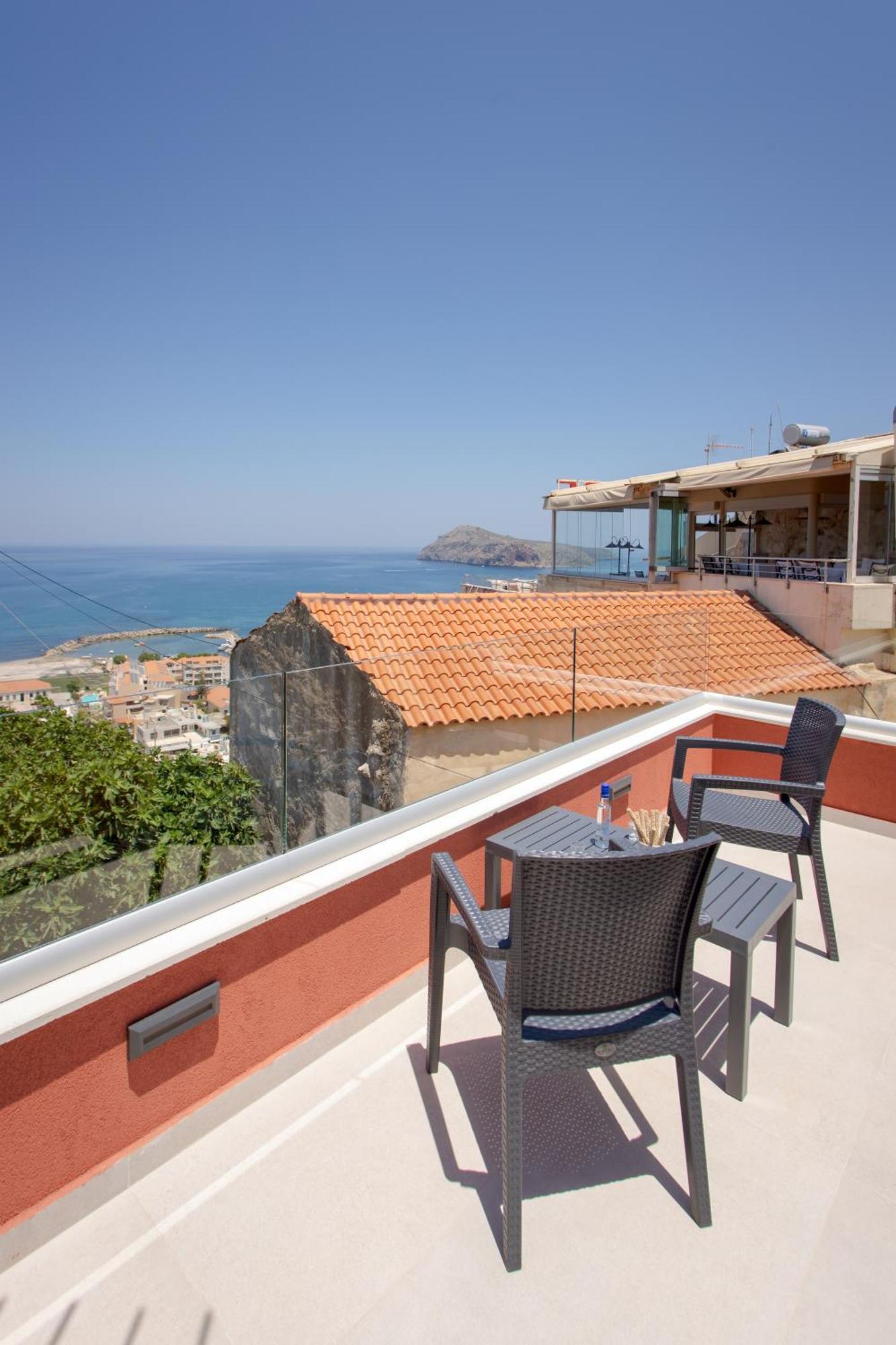 Mouse House With Sea View And Mini Pool Villa Platanias  Bagian luar foto